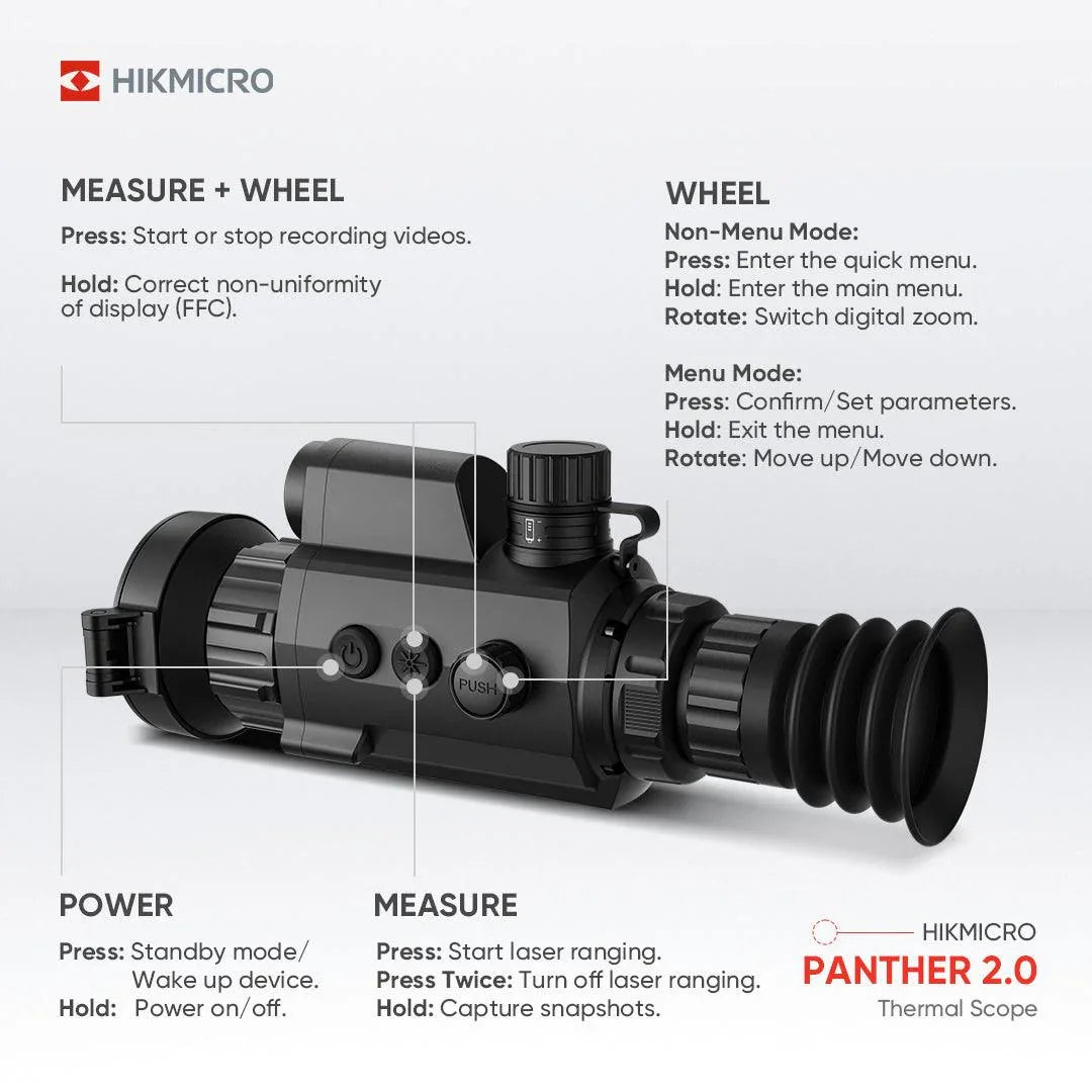 HIKMICRO PANTHER 2.0 PQ50L - WITH LRF - Hunt The Night