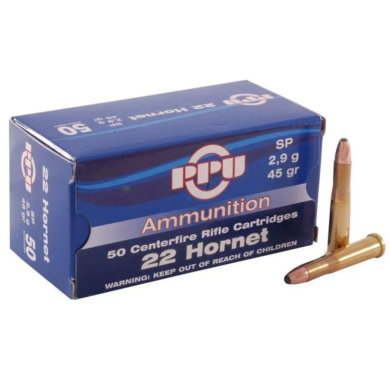 22 Hornet 45gr Soft Point - Hunt The Night