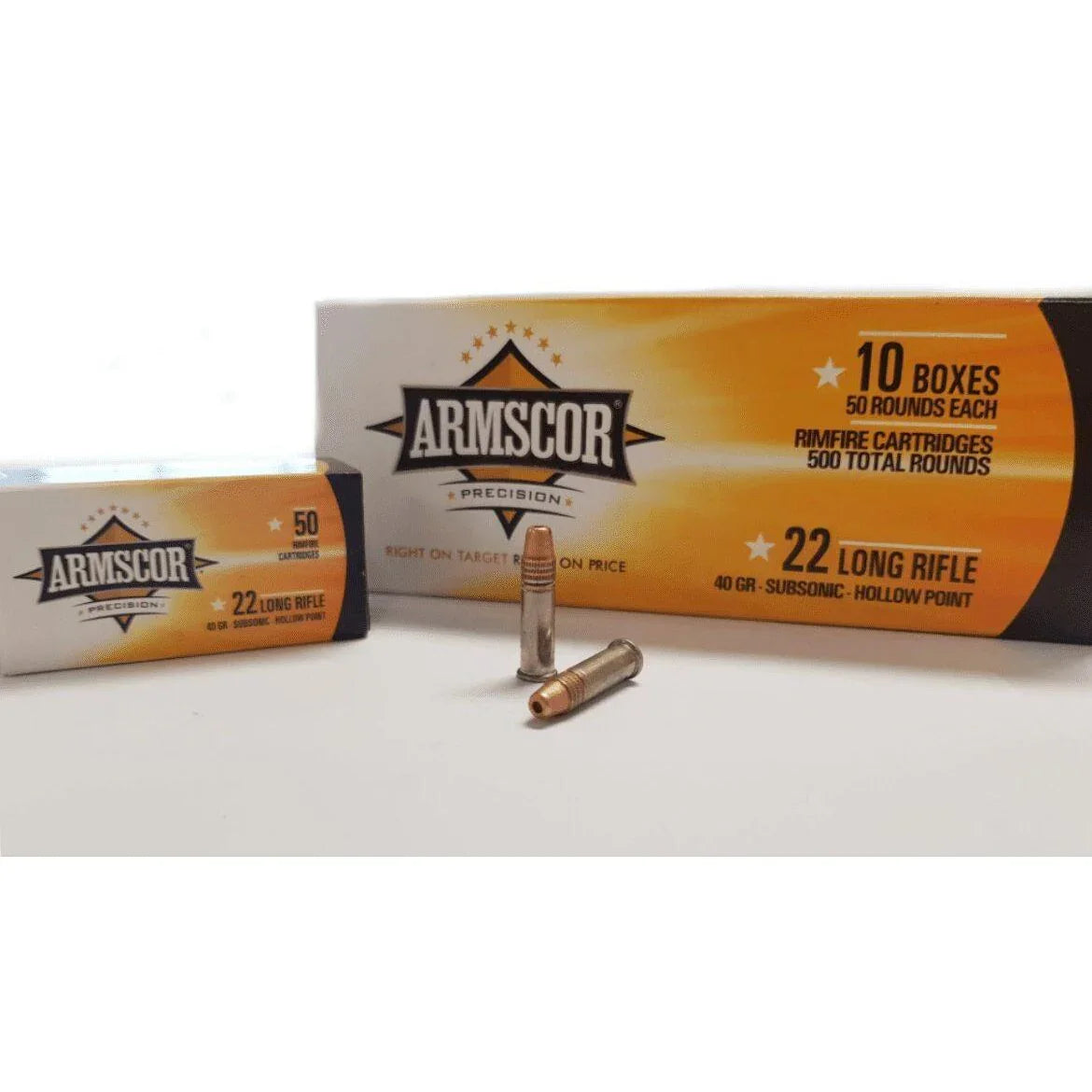 Armscor 22 LR Subsonic 40gr HP 1050 Fps - Hunt The Night