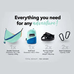 NAKIE SKY BLUE - RECYCLED HAMMOCK WITH STRAPS - Hunt The Night