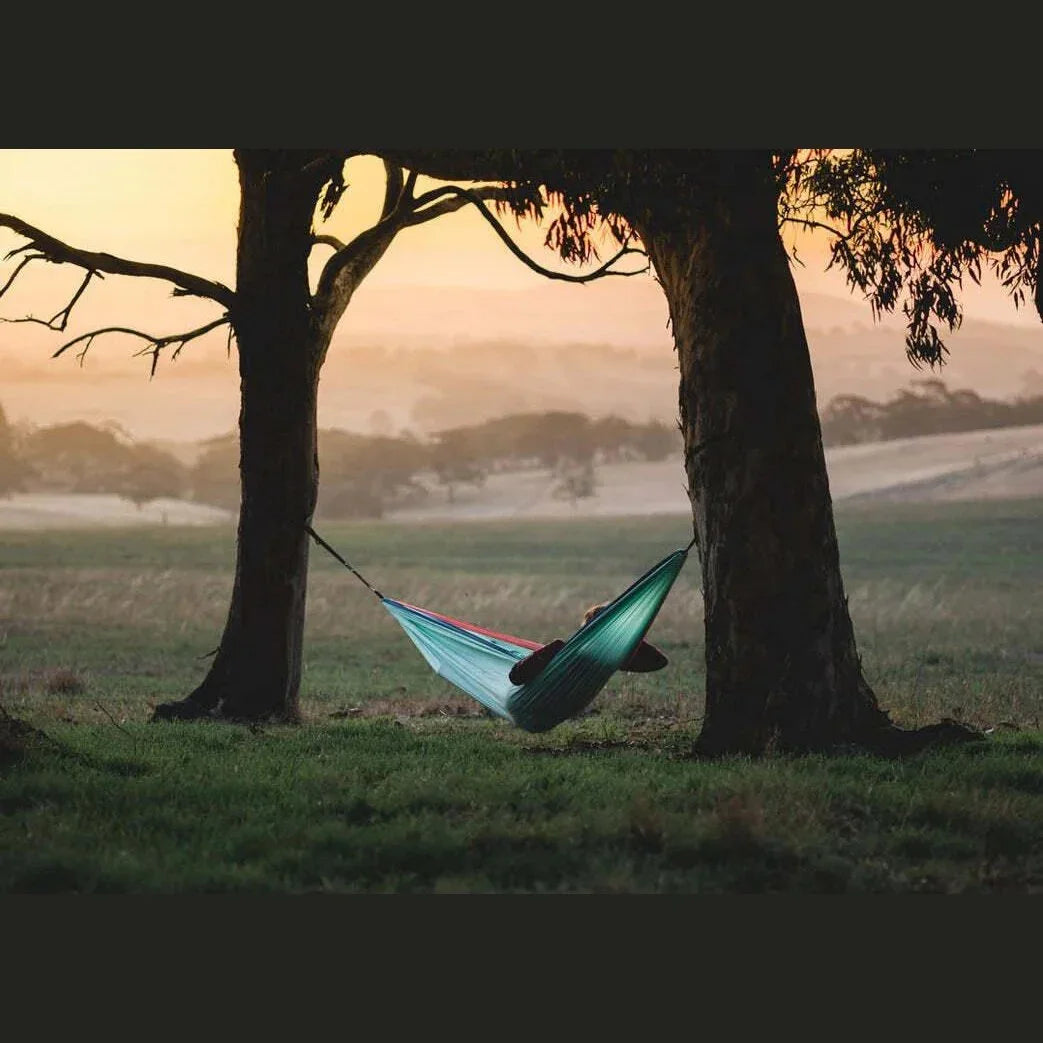 NAKIE SKY BLUE - RECYCLED HAMMOCK WITH STRAPS - Hunt The Night