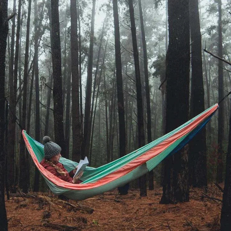 NAKIE SKY BLUE - RECYCLED HAMMOCK WITH STRAPS - Hunt The Night