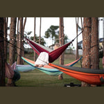NAKIE MERLOT RED - RECYCLED HAMMOCK WITH STRAPS - Hunt The Night