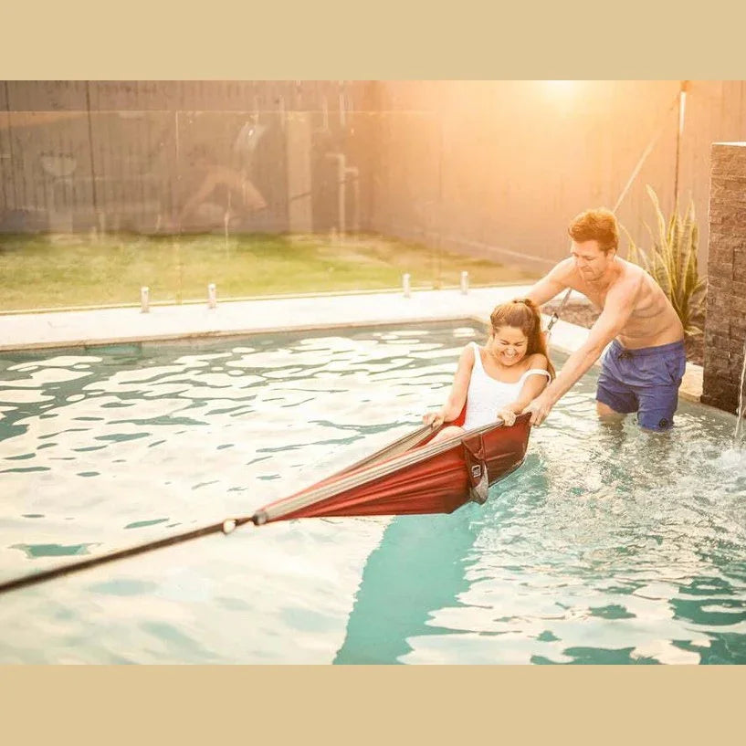 NAKIE MERLOT RED - RECYCLED HAMMOCK WITH STRAPS - Hunt The Night