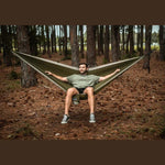NAKIE OLIVE GREEN RECYCLED HAMMOCK WITH STRAPS - Hunt The Night