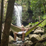 NAKIE OLIVE GREEN RECYCLED HAMMOCK WITH STRAPS - Hunt The Night