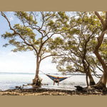 NAKIE RIVER BLUE - RECYCLED HAMMOCK WITH STRAPS