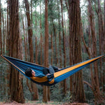 NAKIE RIVER BLUE - RECYCLED HAMMOCK WITH STRAPS