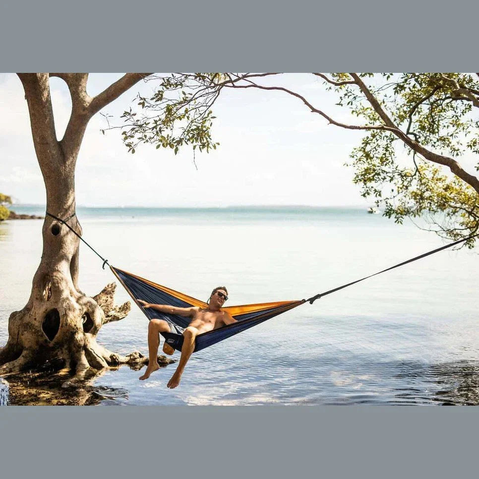 NAKIE RIVER BLUE - RECYCLED HAMMOCK WITH STRAPS