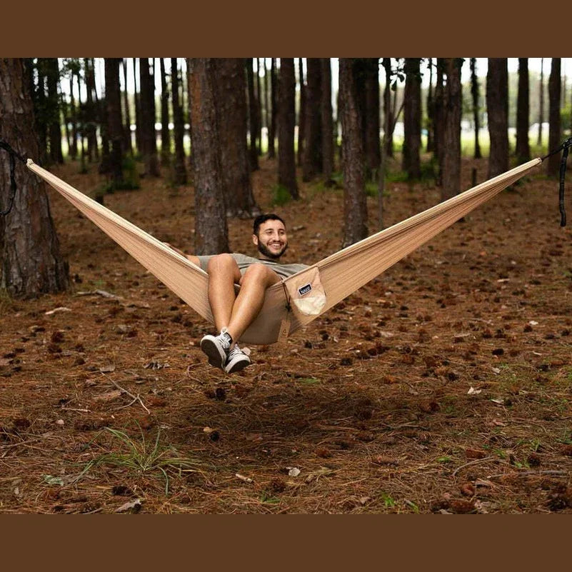 NAKIE SAHARA SAND RECYCLED HAMMOCK WITH STRAPS - Hunt The Night