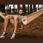 NAKIE SAHARA SAND RECYCLED HAMMOCK WITH STRAPS - Hunt The Night