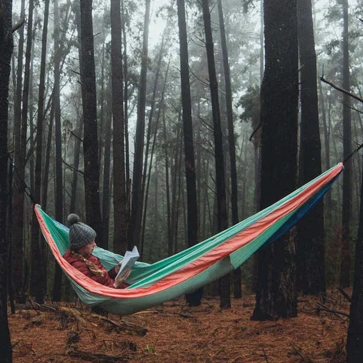 NAKIE SKY BLUE - RECYCLED HAMMOCK WITH STRAPS - Hunt The Night