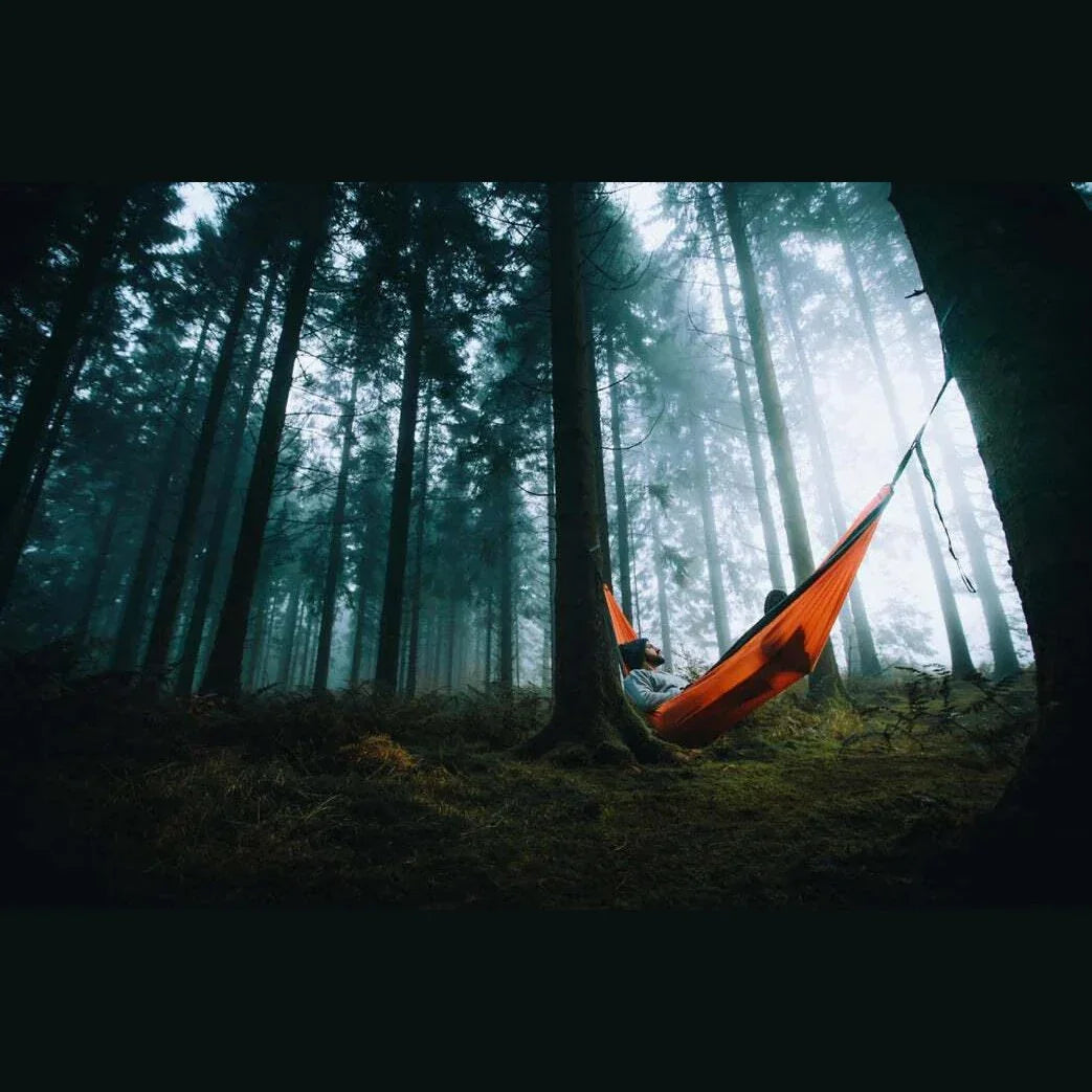 NAKIE SUNBURNT ORANGE RECYCLED HAMMOCK WITH STRAPS - Hunt The Night