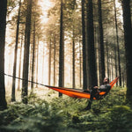 NAKIE SUNBURNT ORANGE RECYCLED HAMMOCK WITH STRAPS - Hunt The Night