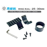 RIG3L Ring Rail - 25 - 30mm for torches, scopes and lasers - Hunt The Night