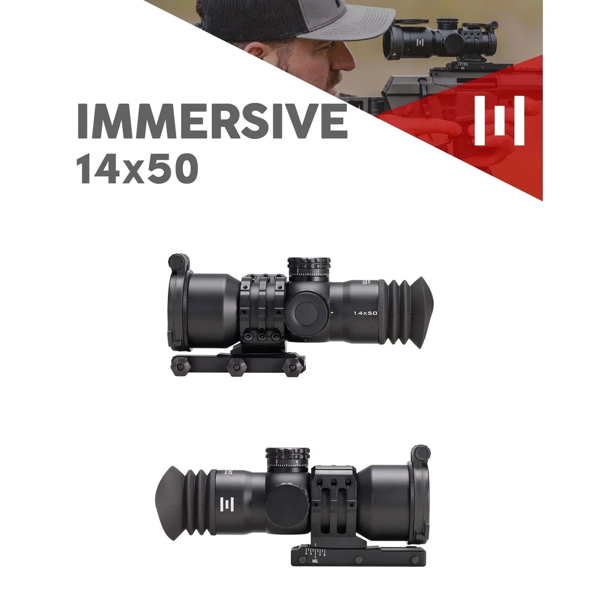 Element Optics Immersive Series MRAD APR-1C, 14x50