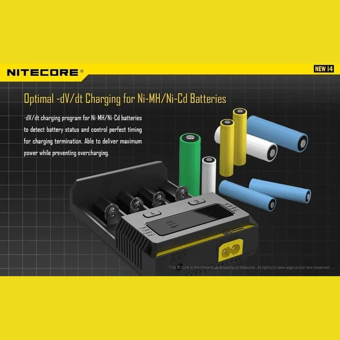 NITECORE UNIVERSAL INTELLICHARGER I4 - Hunt The Night