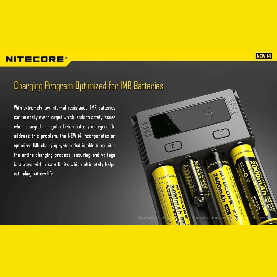 NITECORE UNIVERSAL INTELLICHARGER I4 - Hunt The Night