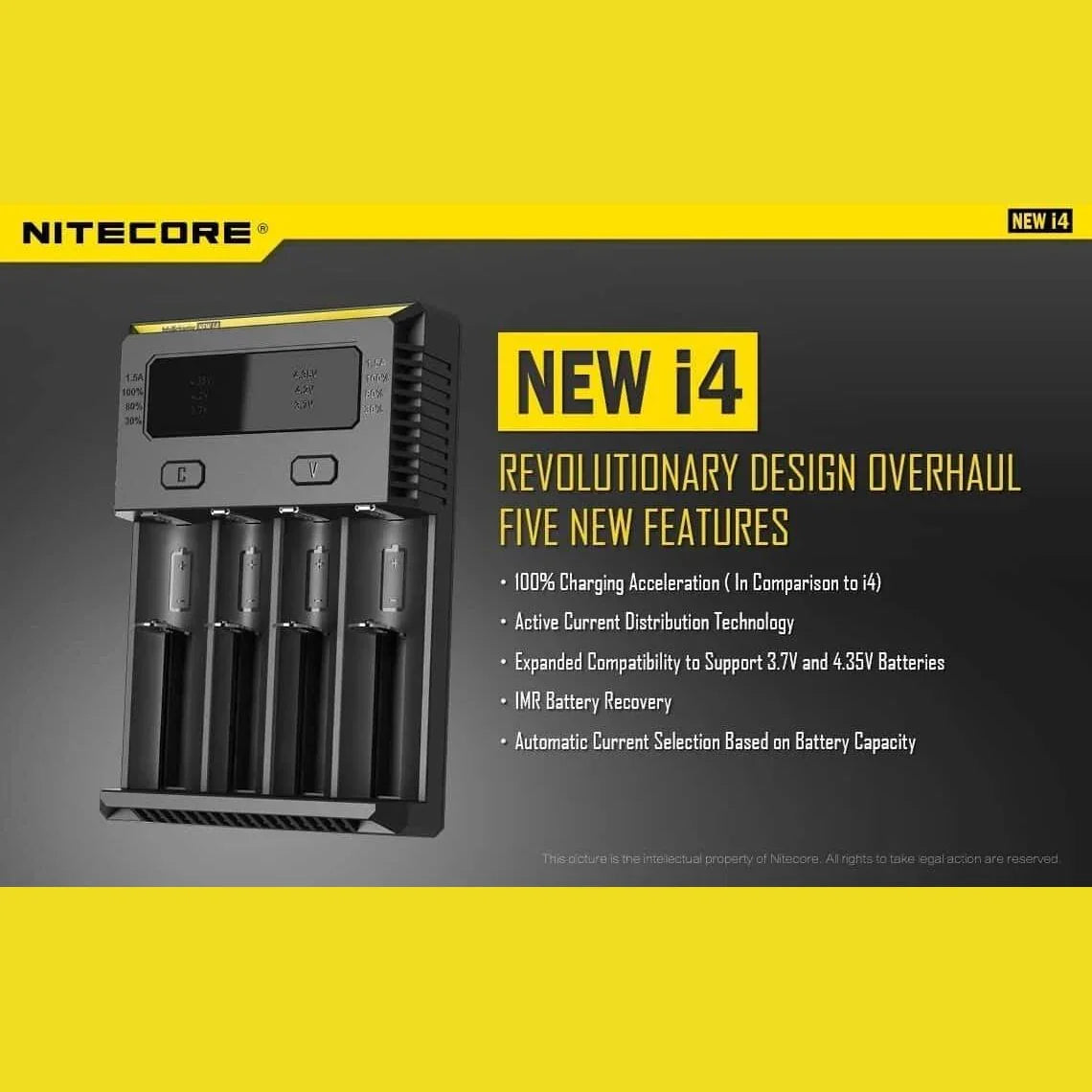NITECORE UNIVERSAL INTELLICHARGER I4 - Hunt The Night