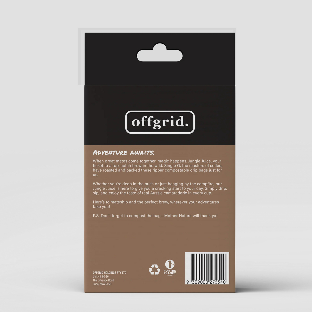 Compostable Drip coffee bags - 5 Pack - Hunt The Night