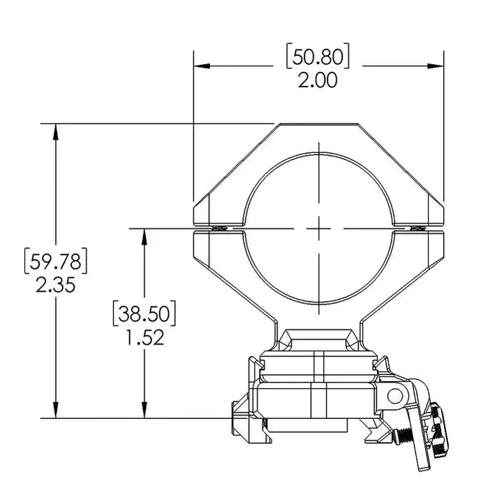 Magne-Tech Magnetic 30mm Scope Ring Mount - Hunt The Night