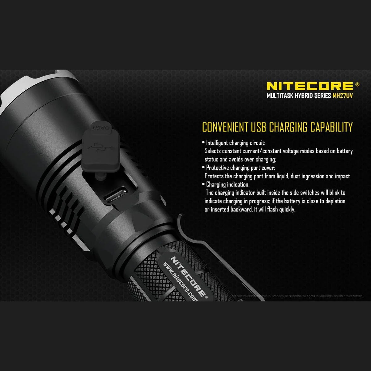 NITECORE MH27UV HUNTING KIT - 1000 LUMENS - Hunt The Night