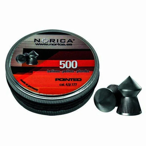 Norica Pointed Pellets .177 Cal 500 Pack - Hunt The Night