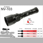 Z-VISION NV-103 - 3-IN-1 IR TORCH - Hunt The Night