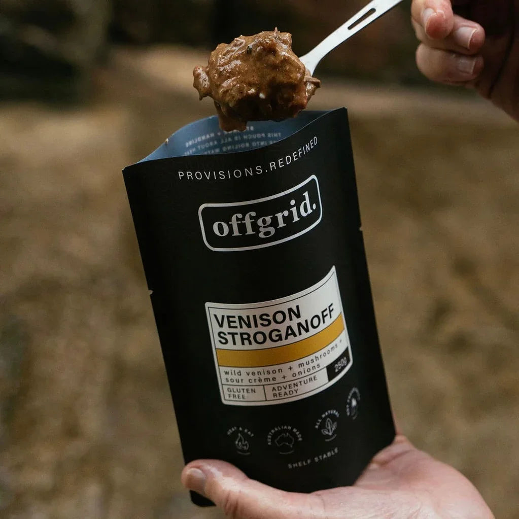 Offgrid venison stroganoff heat & eat meal - 250gr - Hunt The Night