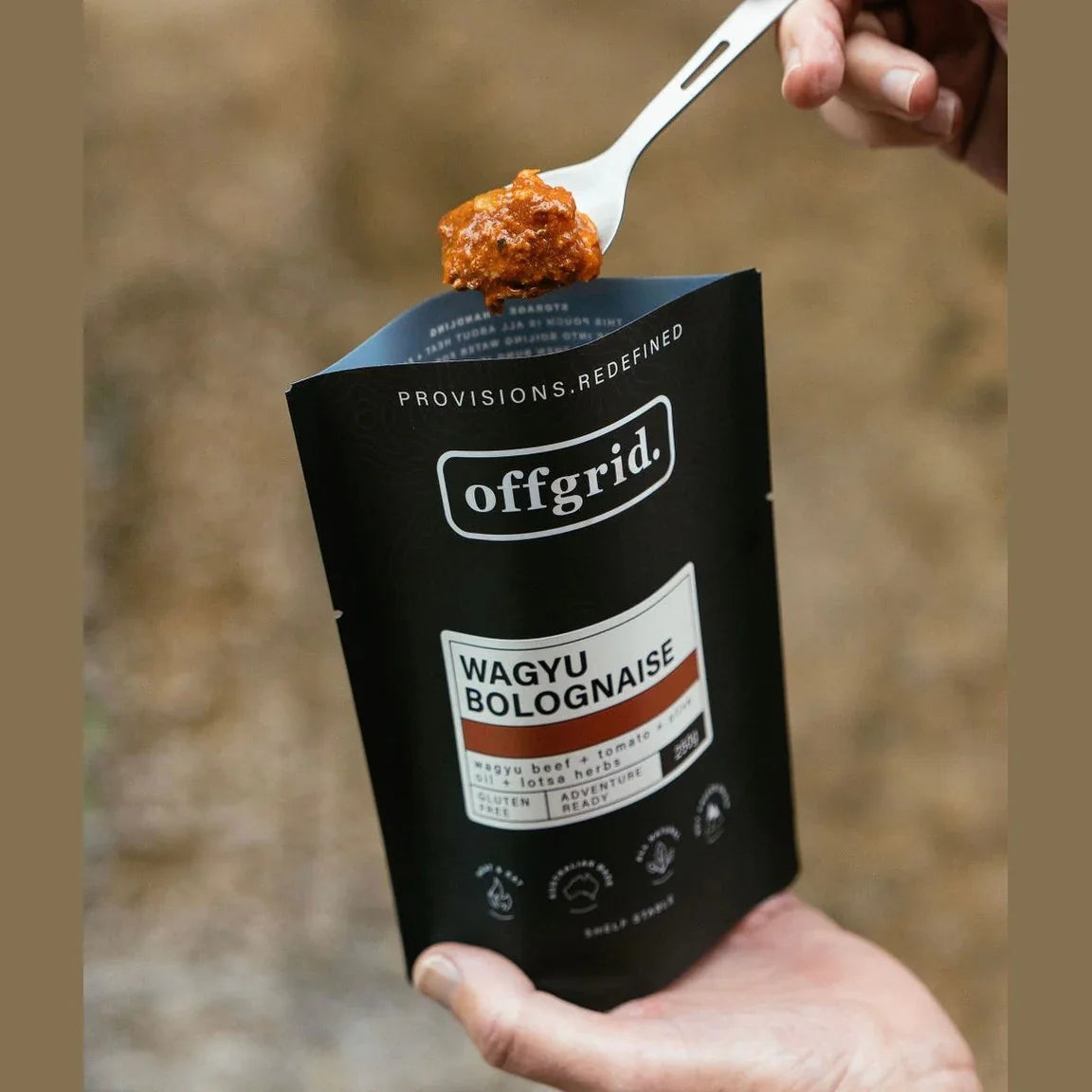 Offgrid wagyu bolognaise heat & eat meal - 250gr - Hunt The Night