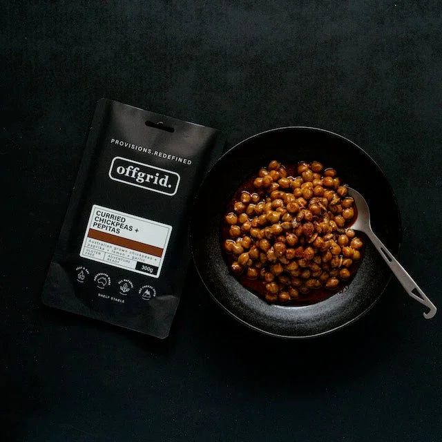 Offgrid curried chickpeas & pepitas - 300gr - Hunt The Night