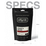 Offgrid frank & beans heat & eat meal - 300gr - Hunt The Night