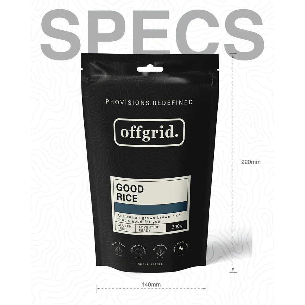 Offgrid good rice heat & eat meal - 300gr - Hunt The Night