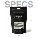 Offgrid no kidding curry heat & eat meal - 250gr