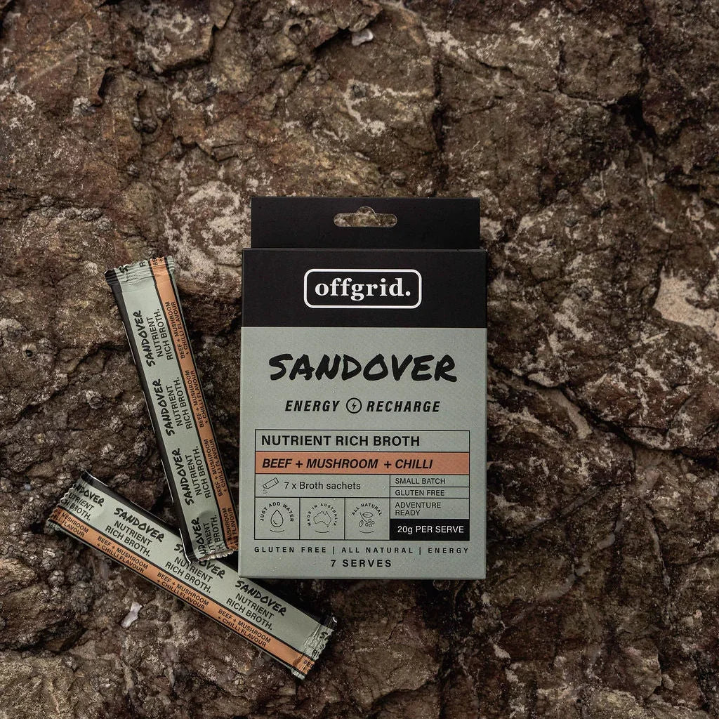 Offgrid sandover - nutrient rich broth - Hunt The Night