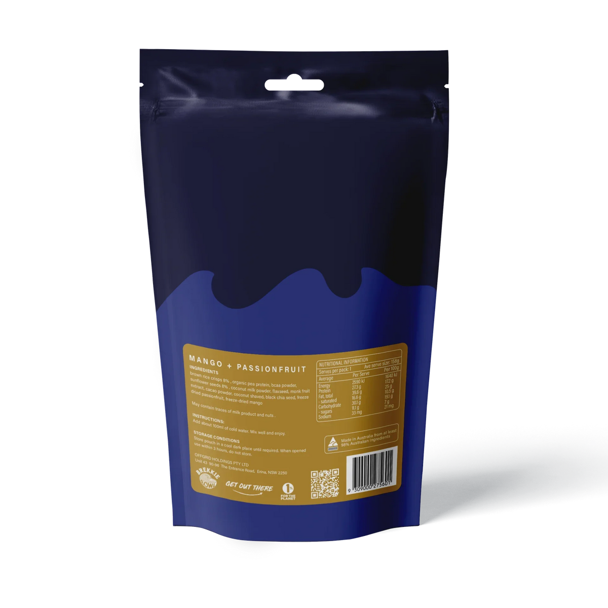 Offgrid breakie bowl mango + passionfruit - Hunt The Night