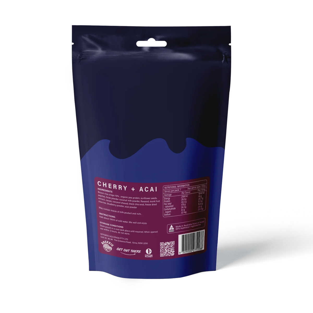 Offgrid breakie bowl cherry + acai - Hunt The Night