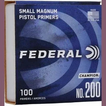 Federal Primer 200 Small Pistol Magnum 100PK - Hunt The Night