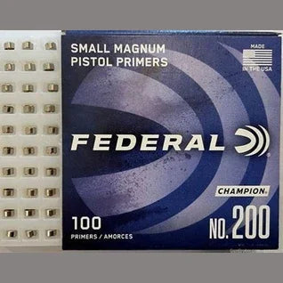 Federal Primer 200 Small Pistol Magnum 100PK - Hunt The Night