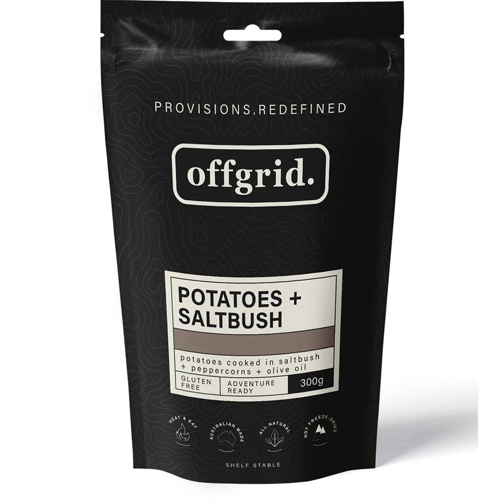 Offgrid potatoes & saltbush heat & eat meal - 300gr - Hunt The Night
