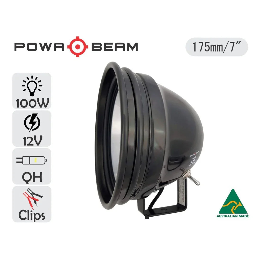Powa Beam 7″ Spotlight - Hunt The Night