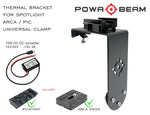 Powa Beam 9" Thermal Mount Bracket Arca and Pic Uni clamp