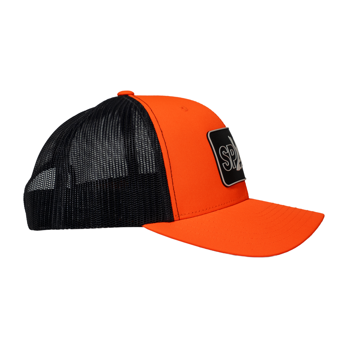 Spiker Patch Trucker Cap - Cast Antler - Blaze/Charcoal