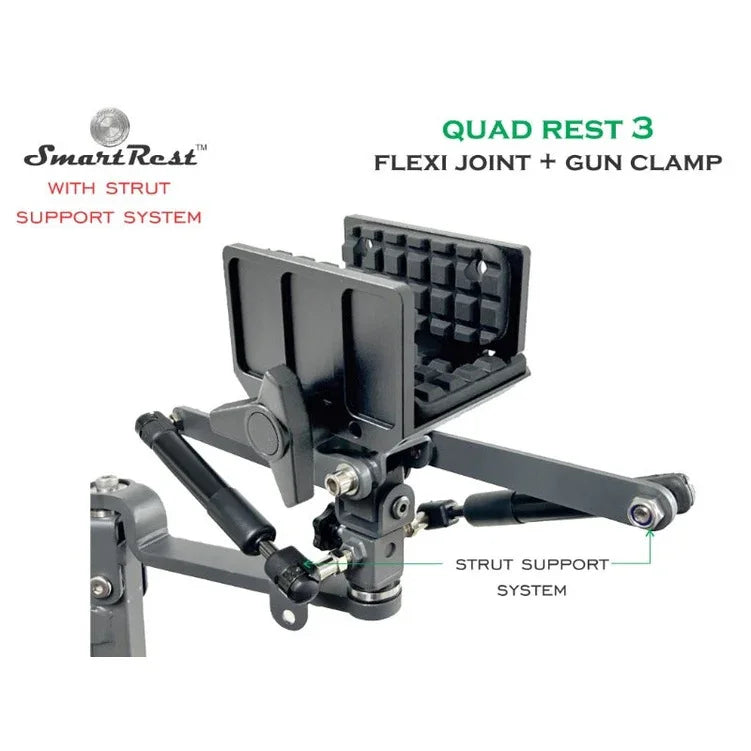 SmartRest Flexi Joint + Gun Clamp for Quad Rest 3 - Hunt The Night