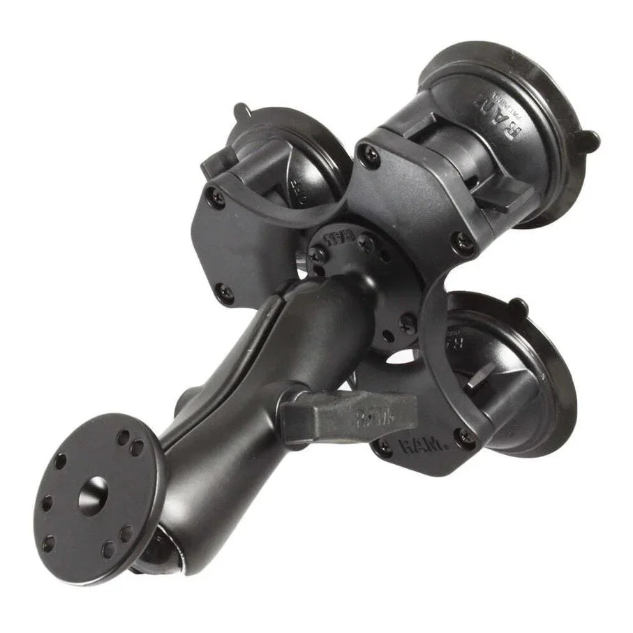 RAM TRIPLE SUCTION CUP BASE WITH AMPS - Hunt The Night