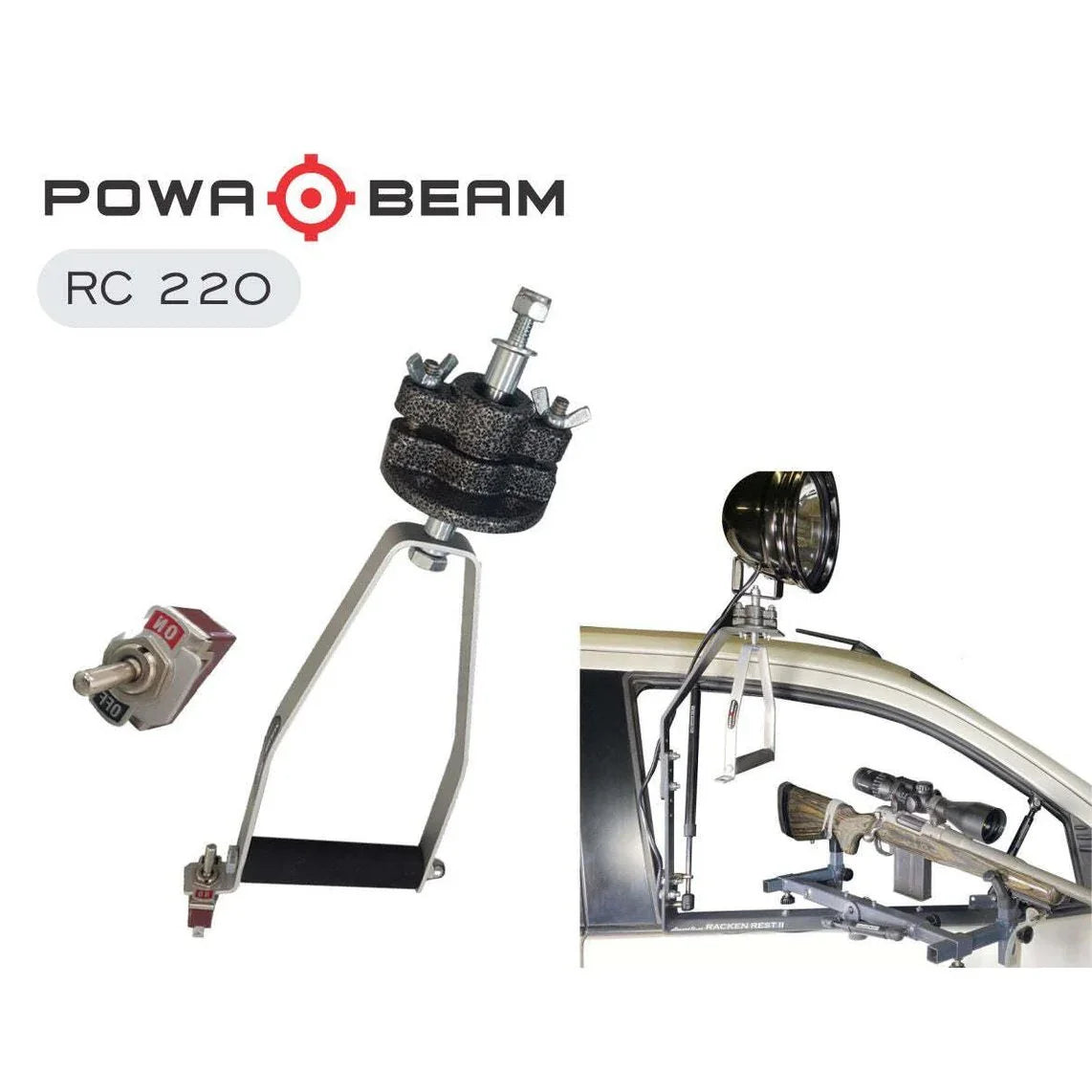 POWA BEAM REMOTE RC220 REMOTE CONTROL HANDLE - Hunt The Night