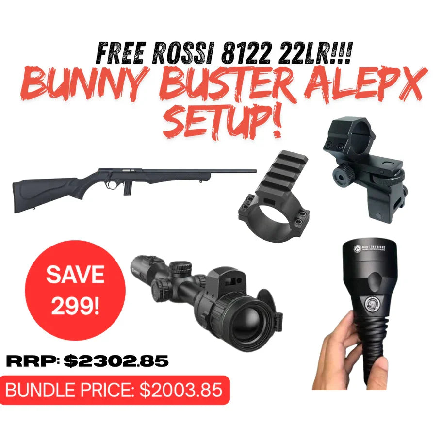 HIKMICRO Alpex 4K LRF Rossi 8122 22LR Bundle!