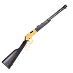 Rossi Rio Bravo Lever 22lr 18 Inch Gold Matt Black Wood Stock