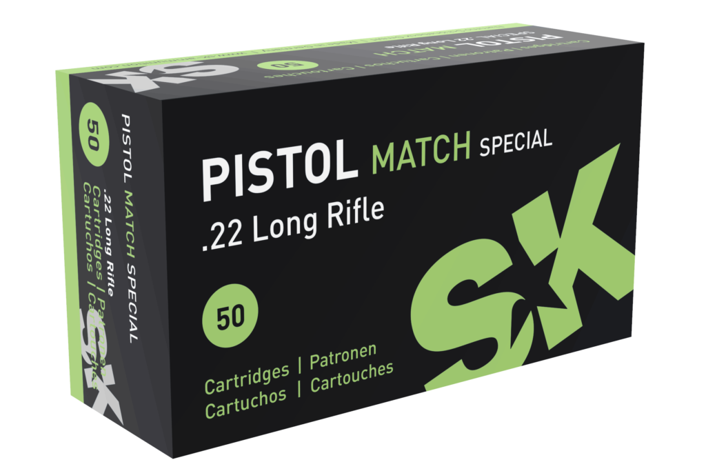 SK 22LR Pistol Match Special 40gr LRN Ammunition (50pk)