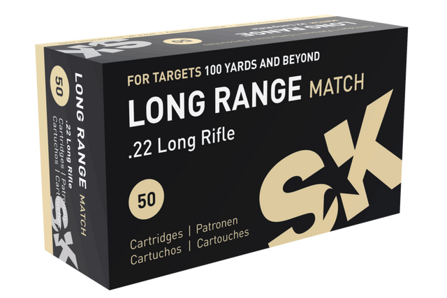 SK 22LR Long Range Match 40gr LRN Ammunition (50pk)